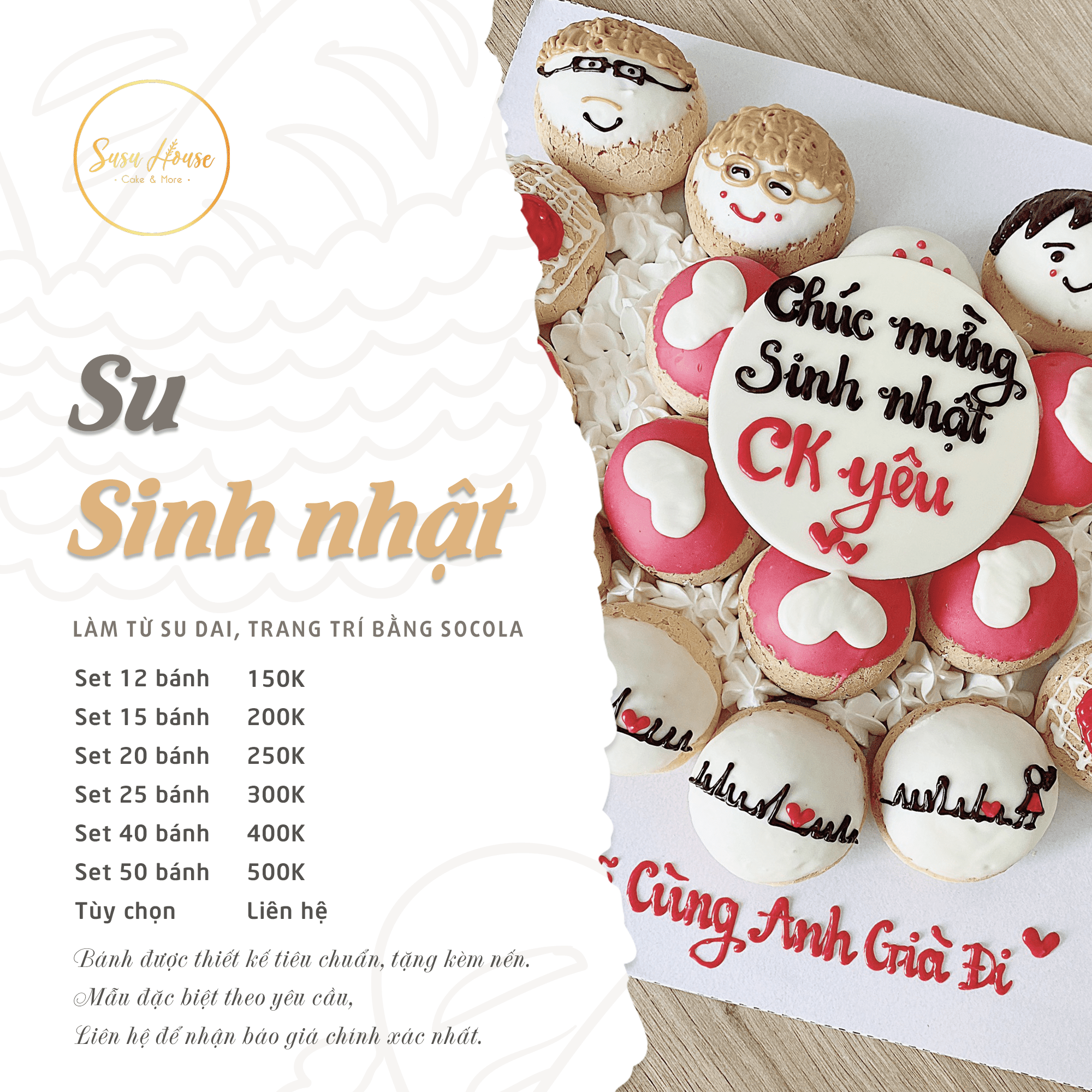 Bánh Gato Hải Phòng, Bánh Sinh Nhật Tặng Người Yêu GT12 - Thanh Hải Bakery  Hải Phòng